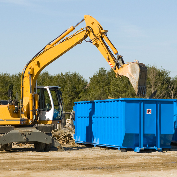 what size residential dumpster rentals are available in East Germantown Indiana